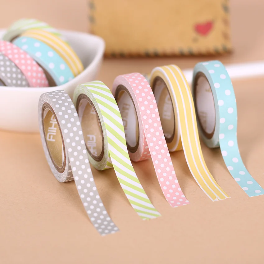 скотч декоративный Kawaii masi клейкая лента De Decoracion Васи Милая васи канцелярские