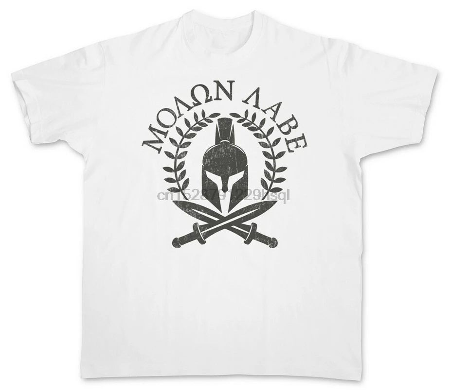Футболка Spartan Motto Credo Spartaner Helm Leonidas 300 Speer Schild новинка забавная футболка