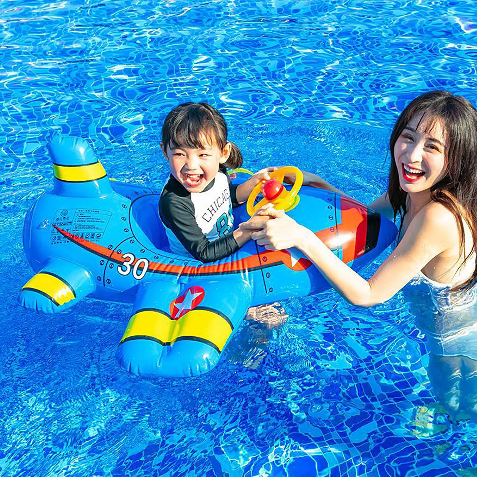 

Надувной самолет, плавательный бассейн, Аксессуары для детского бассейна, водные игрушки, надувной плавательный бассейн для младенцев, пла...