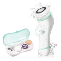 facial cleansing brush electric waterproof skin face body rotating cleanser brush portable travel case deep pore cleansing tool