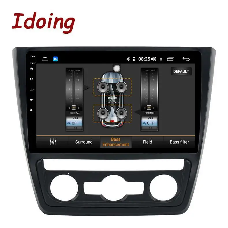 Automatic AC Idoing 10," 4G+ 64G Восьмиядерный автомобильный Радио Мультимедиа Android 8,1 видео плеер навигация gps для Skoda Yeti 5L 2009- no 2 din - Цвет: Automatic AC