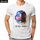 Футболка Daft в стиле панк с электронной музыкальной группой 1993-2021, женская летняя графическая футболка с коротким рукавом в стиле Харадзюку