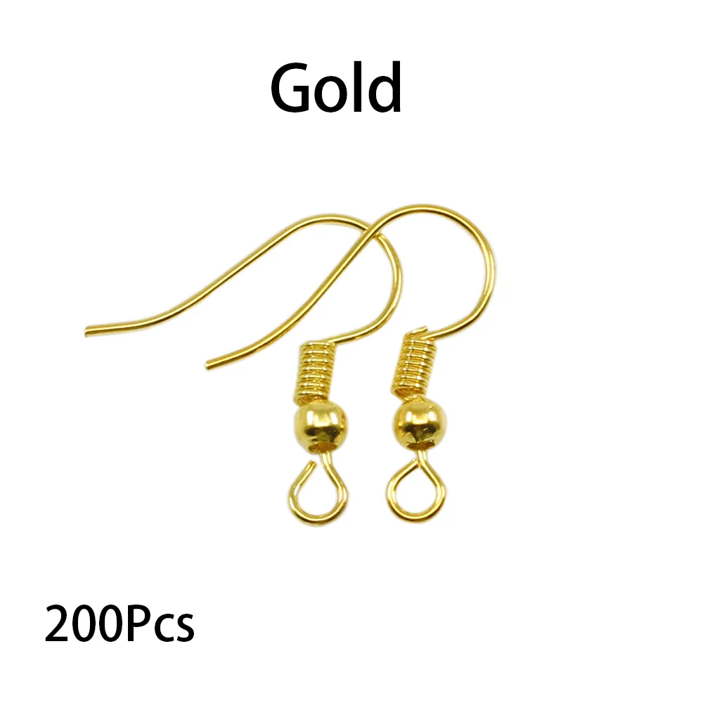 200pcs/lot 20x17mm Earring Findings Ear Clasps Hooks Fittings DIY Jewelry Making Accessories Iron Hook Ear wire Jewelry Supplies