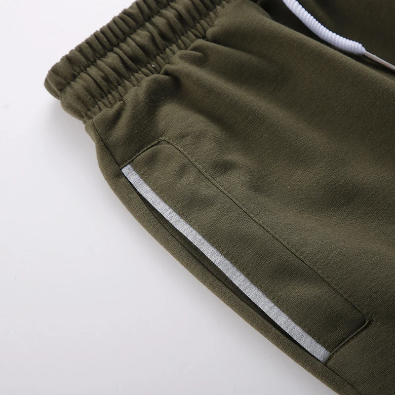 

Brand CARTELO Fall/Winter Men's Pants Gym Training Pants Sports Pants Jogging Pants Men's Jogging Pants Pocket White Stripes