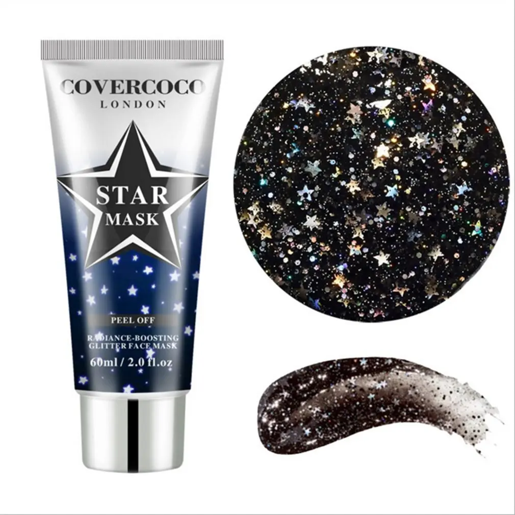 

Glitter Starry Sky Peel Off Face Mask Facial Care Blackhead Remover Moisturizing Face Masks Skin Care Star Face Mask