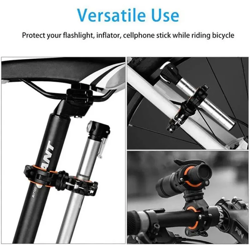 360 градусов вращение фонарь кронштейн велосипедный держатель велосипеда Фонарик