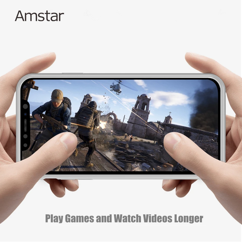 Чехол с внешним аккумулятором Amstar для iPhone X XR XS Max | Мобильные телефоны и