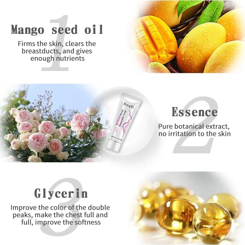 RtopR крем для увеличения груди женщин полная эластичность уход за грудью