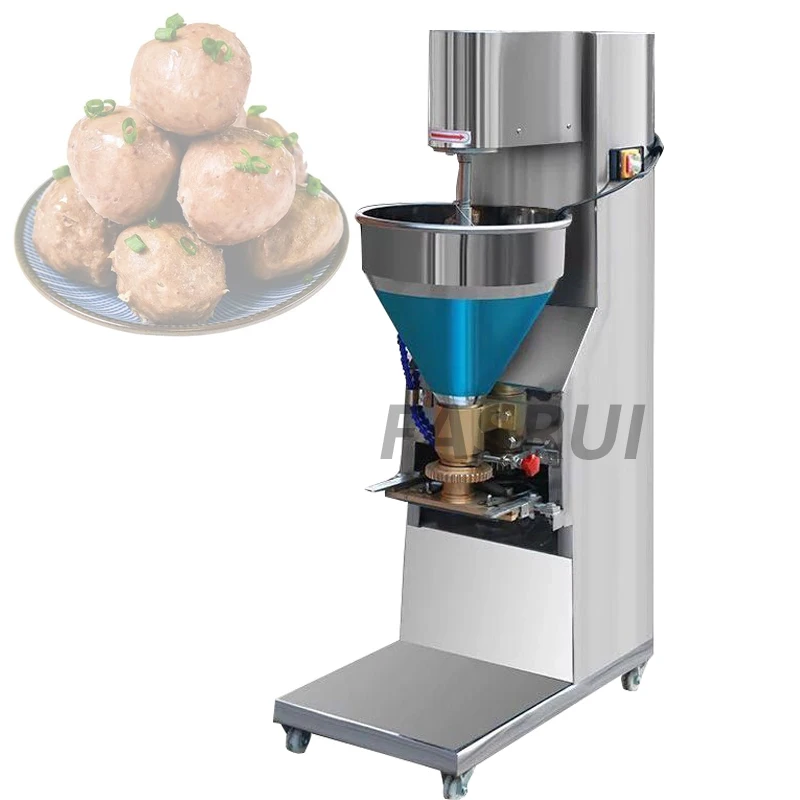 

Commercial Stainless Steel Electric Pig Meatball Making Machine/Electric Stuffed Fish Ball Extruder
