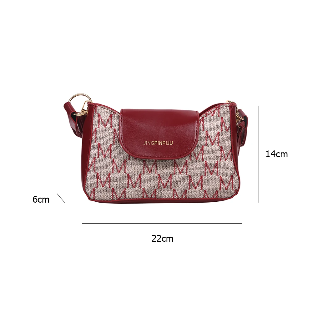

Fashion Women Shoulder Bag PU Leather Woolen Autumn And Winter Crossbody Bags Travel Female Underarm Messenger Handbag 2021