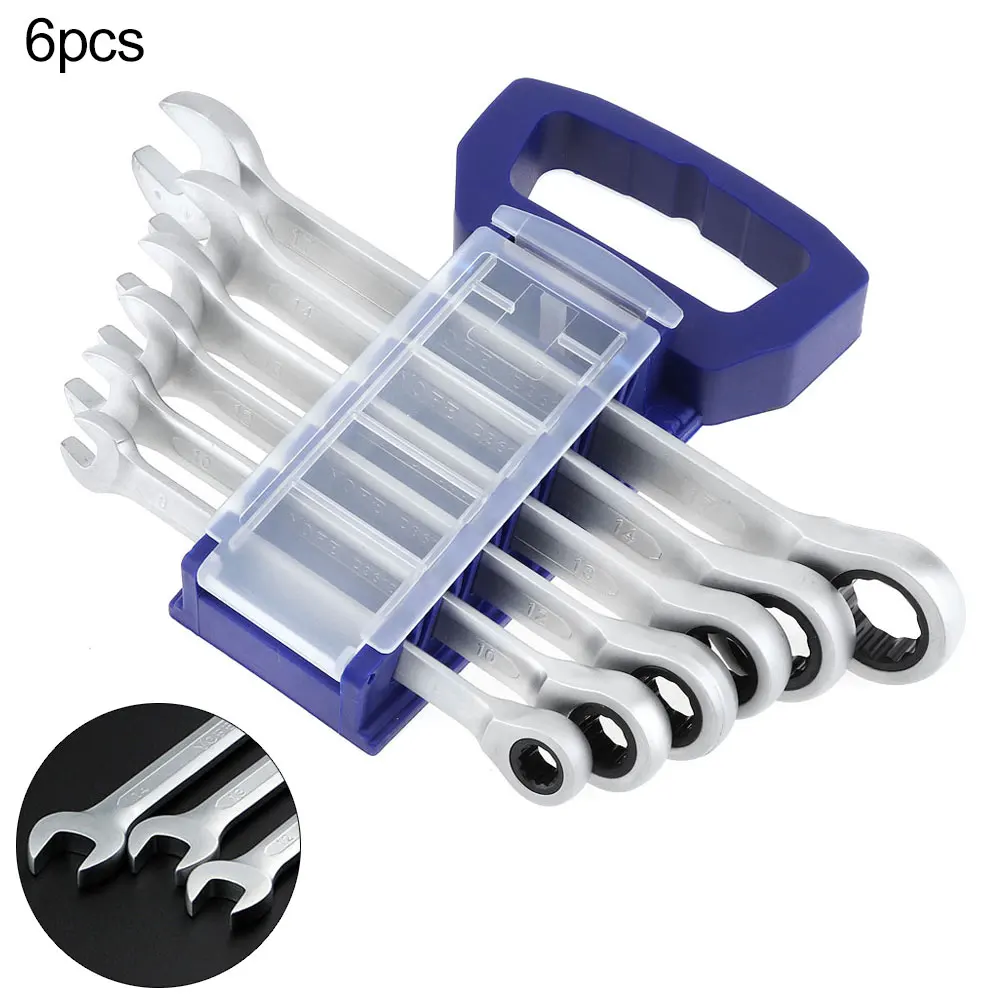 Профессиональный комбинированный гаечный ключ 6 шт./компл. 8 17 мм двусторонний с