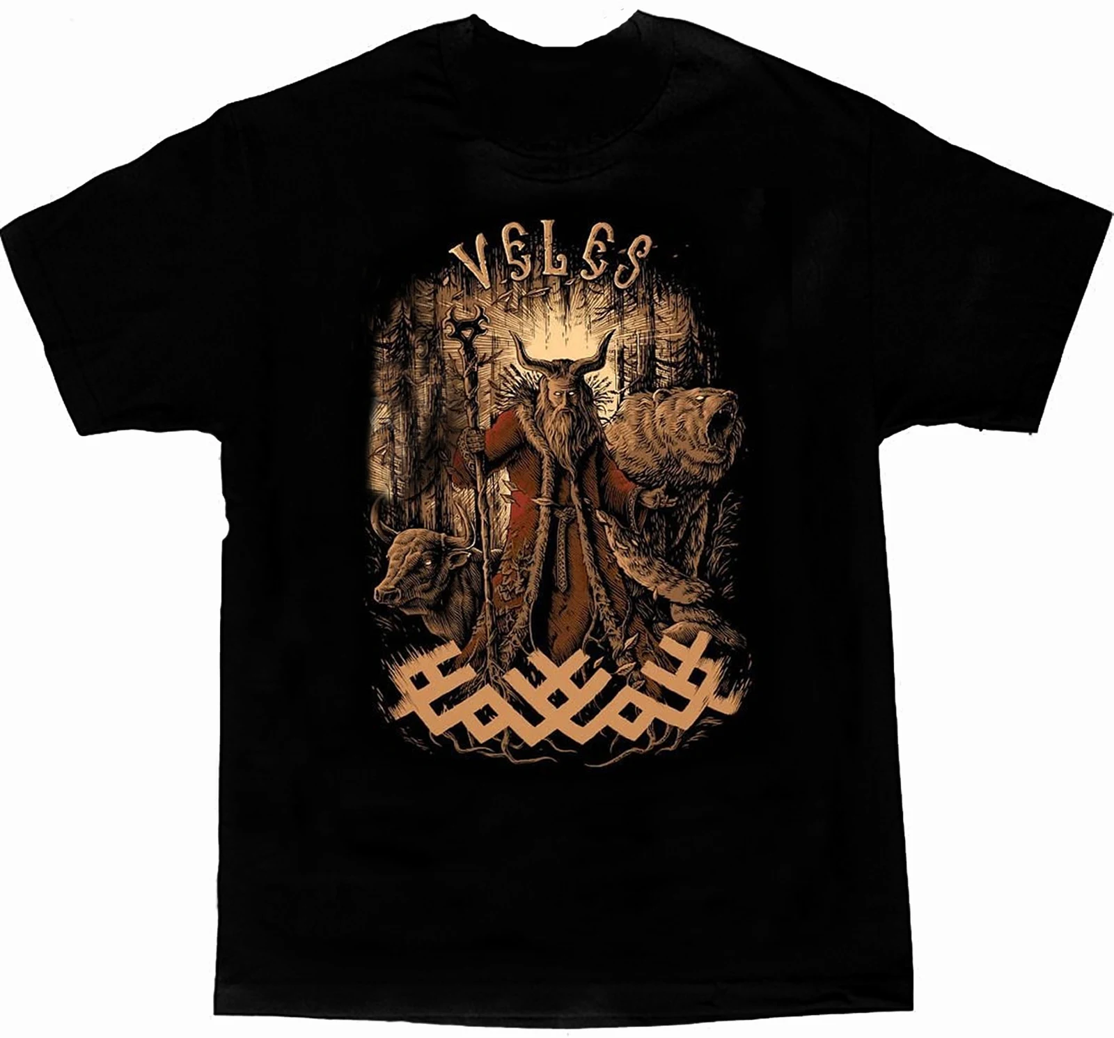 

Unique Creative Design Slavic God VELES Mens T-Shirt. Summer Cotton Short Sleeve O-Neck Unisex T Shirt New S-3XL