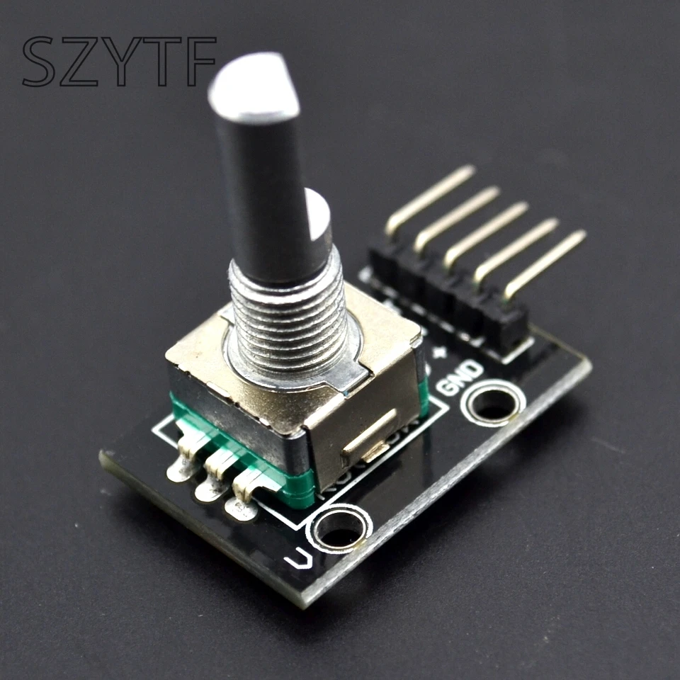 

100pcs 360 Degrees Rotary Encoder Module For Arduino Brick Sensor Switch Development Board KY-040 With Pins