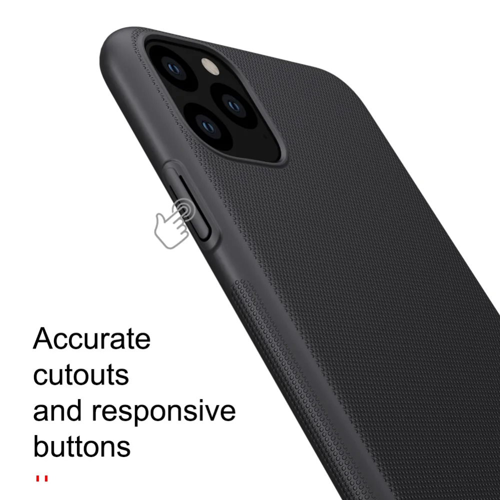 Для iPhone 11 чехол iPhone 11 Pro Max чехол с матовой поверхностью NILLKIN жесткая задняя крышка из ПК чехол для iPhone X/Xs/xr/Xs Max/7/8 plus чехол