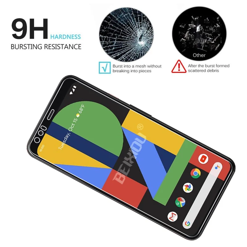 2 PCS Full Tempered Glass For Google Pixel 4 XL Screen Protector tempered glass on the for Google Pixel 4 XL Protective Film