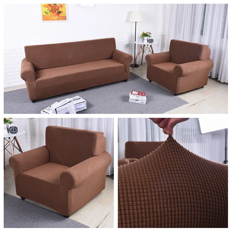 Плюшевый чехол на диван для гостиной твердый секционный крышка утолщенный