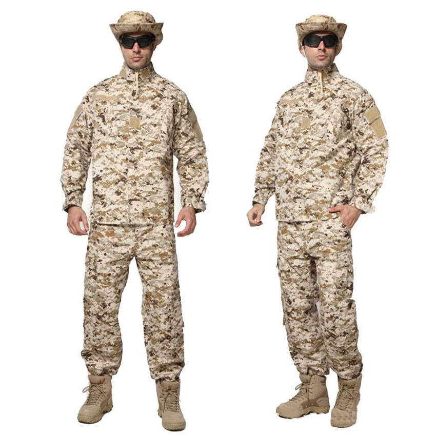 

10Color Military Uniform ACU Special Forces Tactical Men Army Militar Soldier Combat High Quality Camouflage Clothes Pant Set