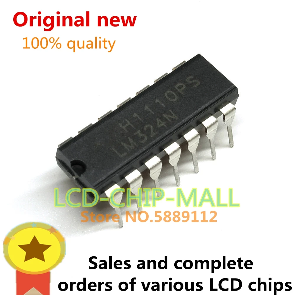 

1PCS LM324N LM324 DIP14 in stock 100%good