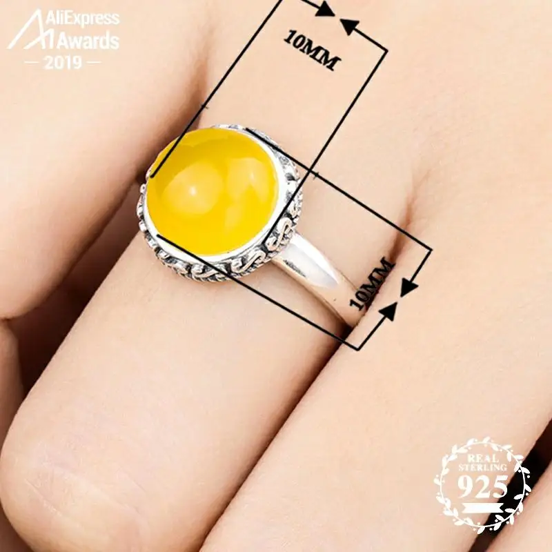 Oh My God so Beautiful S925 Стерлинговое Серебро украинские янтарные кольца Преувеличенные