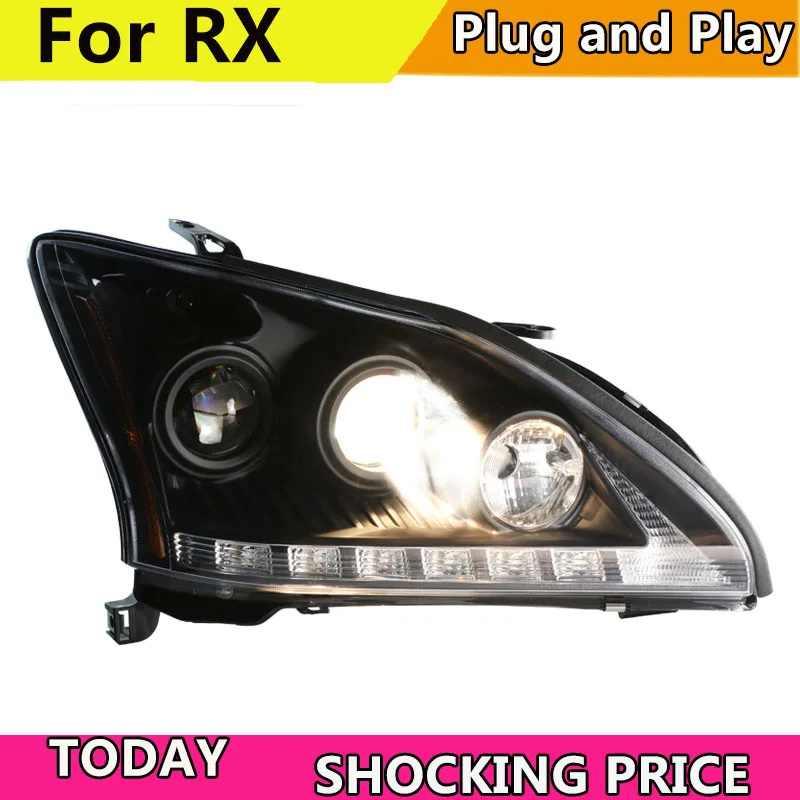 Автомобильный Стиль задний фонарь для Lexus RX300 RX330 RX350 светодиодный головной