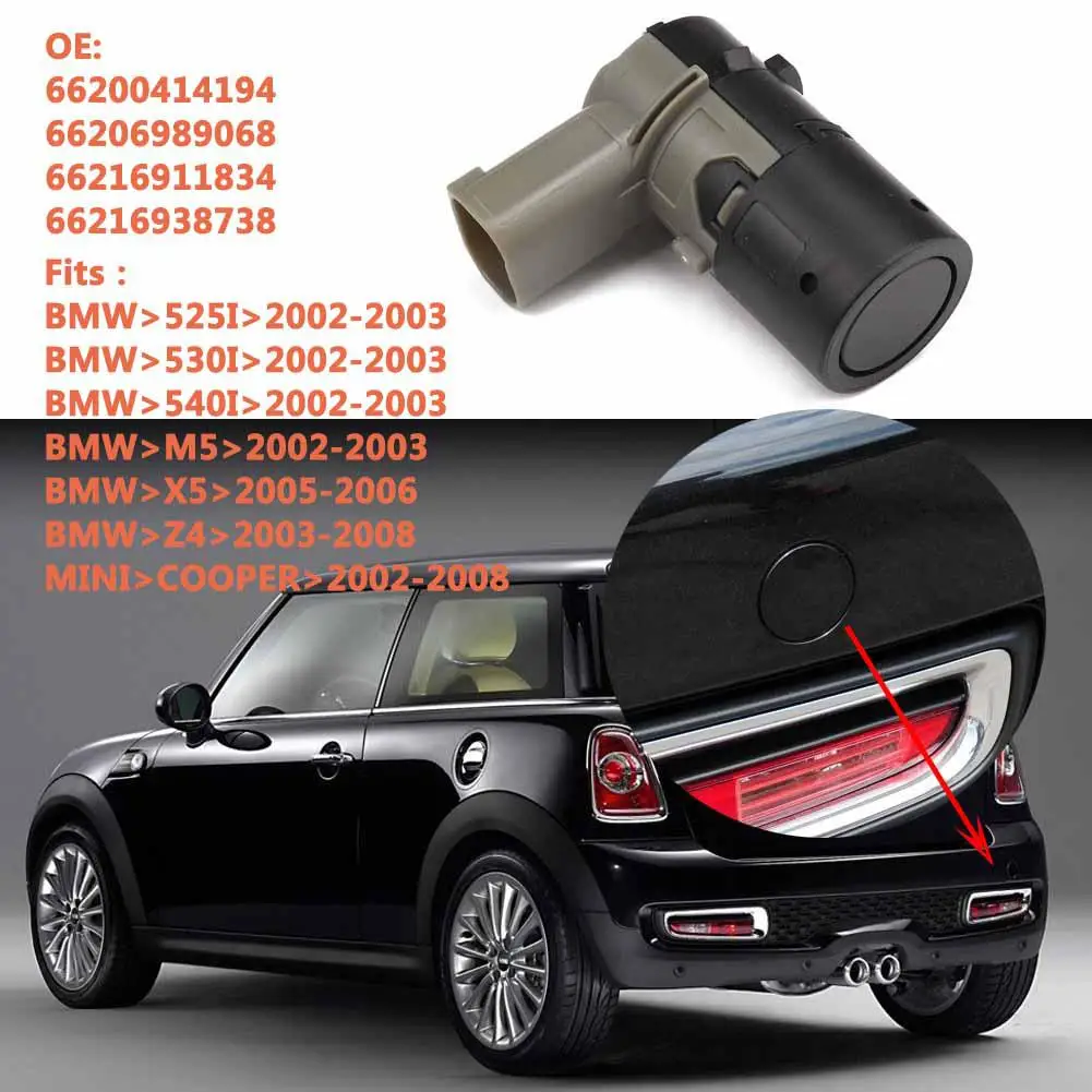 Автомобильный PDC датчик парковки для BMW 3 5 6 7 X3 X5 E39 E53 E60 E61 E64 E65 E66 E83 OE 66206989068