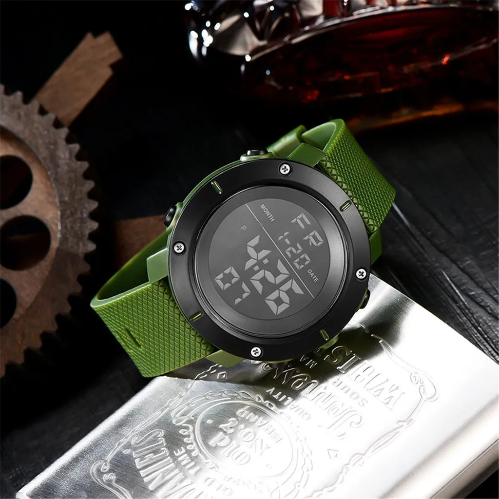 KAK военные спортивные часы электронные мужские лучший бренд Роскошные