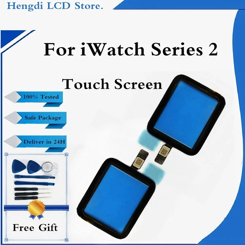 Для iWatch 2 3 сенсорный экран дигитайзер для Apple Watch серия Передний стеклянный