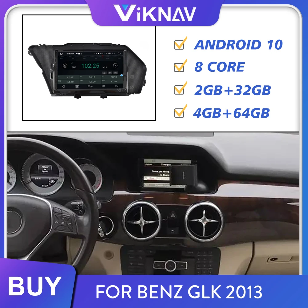 

Android 10 автомобильное радио для Mercedes Benz GLK 2013 экран Автомобильный мультимедийный плеер GPS навигация Авто аудио стерео плеер 2 din