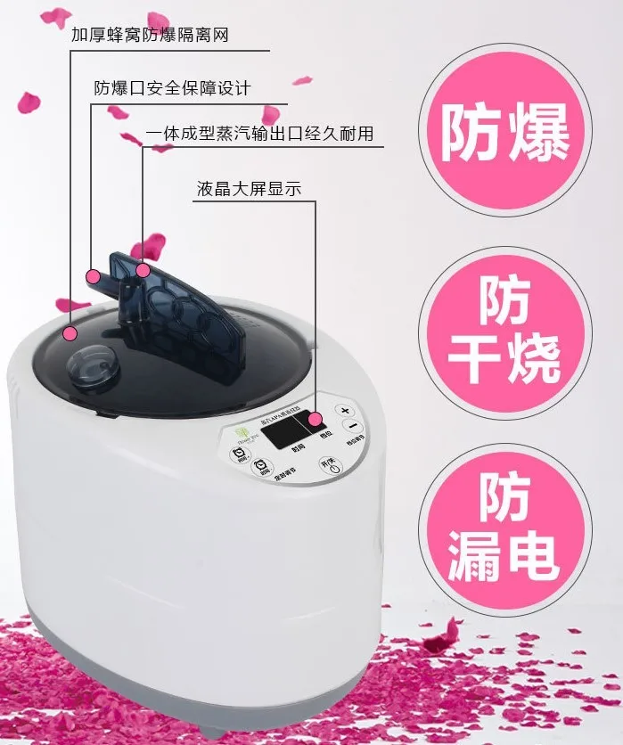 EU PULG Складная Паровая сауна коробка с паровым отпаривателем для одного или двух