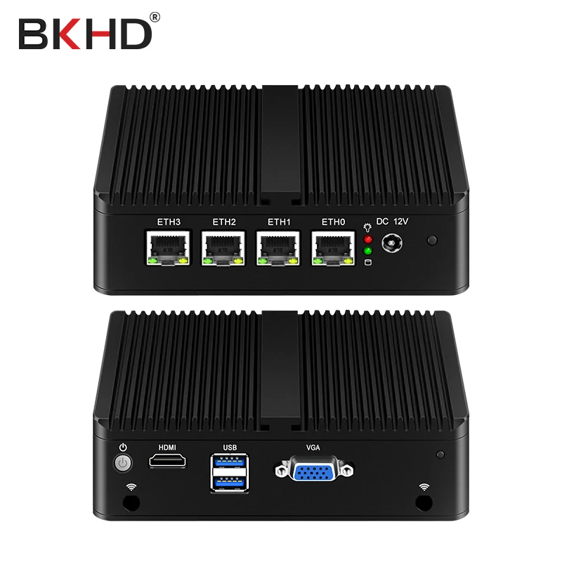 

N2940 Fanless Mini PC OPNsense Router Intel Celeron J1900 Quad-Cores 4 LAN Ports Gigabit Ethernet Firewall Appliance Pfsense