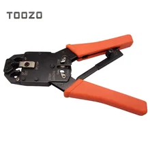 TOOZO telecommunications connector crimping tools network clamp network cable clamp telephone line clamp HT-200R 4, 6, 8 core