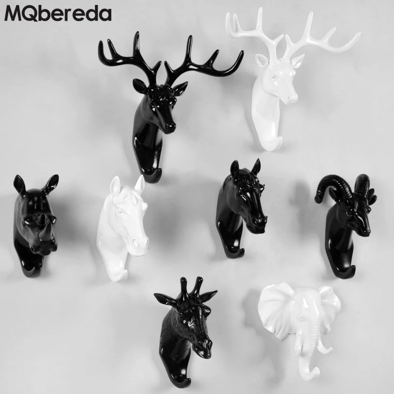 Новинка, Лидер продаж, Модный Резиновый 3D подвесной крючок с животными, креативный настенный крючок, подарок, украшение для дома, полимерные крючки для гостиной
