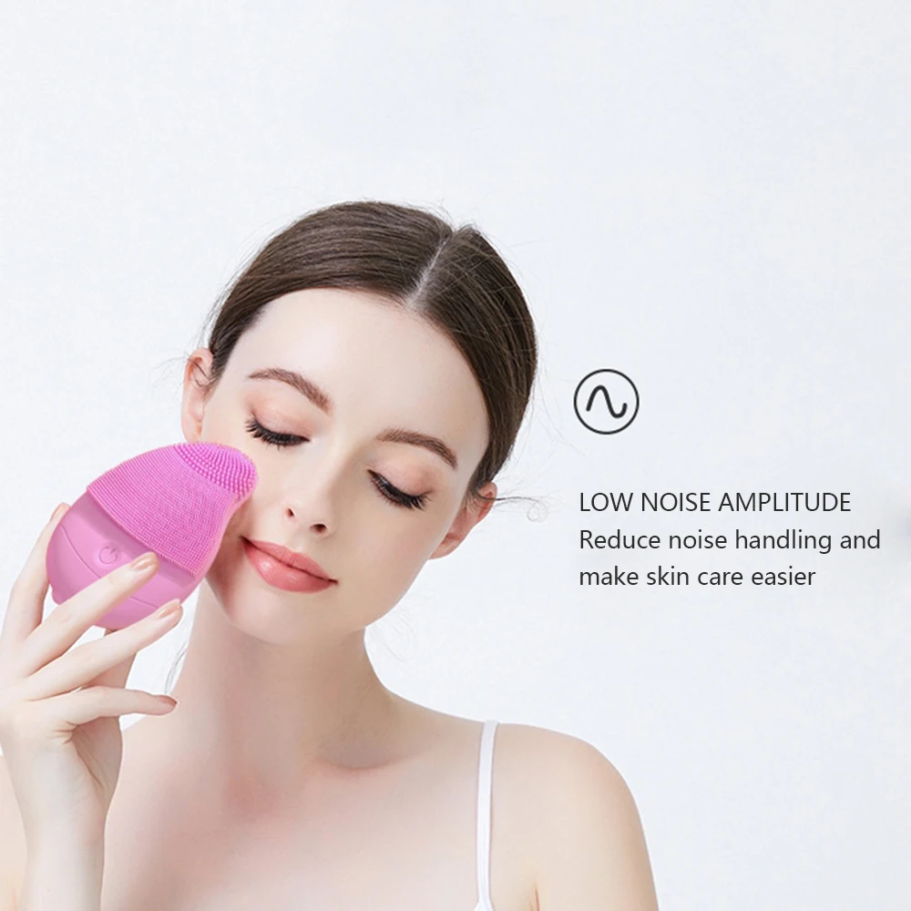 Новая силиконовая щетка для очищения лица водостойкая лицо поры глубокий