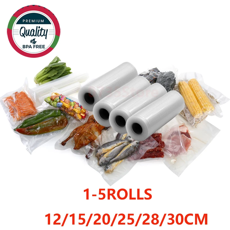 1 5 рулонов еда свежая долго держится бытовая пищевая вакуумная сумка упаковочная