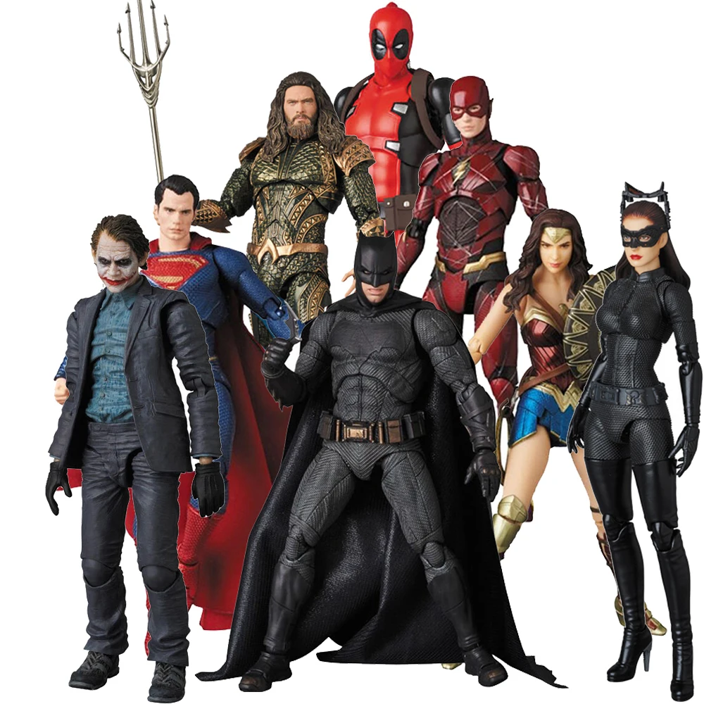 Фигурка Mafex экшн-фигурка киборга вспышка чудо Брюс Уэйн Джон фитиль Catwomen Aquaman