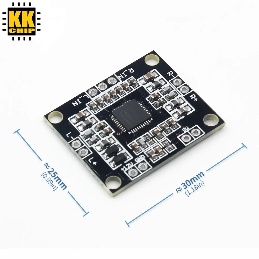 Цифровой усилитель мощности PAM8610 2x15 Вт двухканальный стерео типа D XH-M181 - купить по