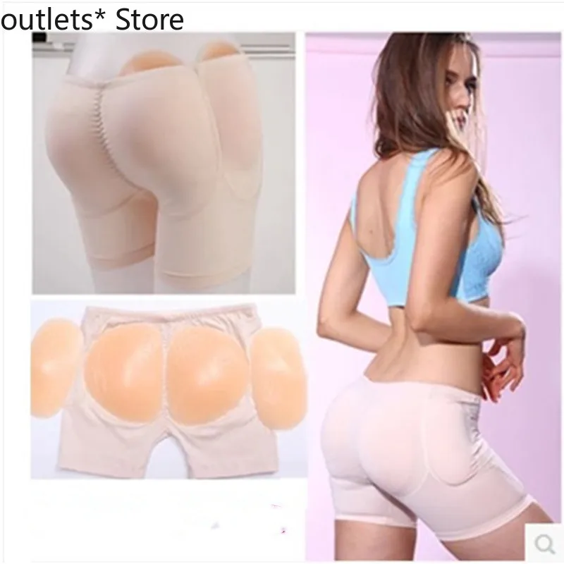 Fake Ass Women Buttock Hip Enhancer Booty Padded Underwear Panties Body Shaper Seamless Buttock Panty Boyshorts Shapewear