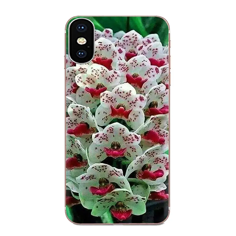 Цветной чехол из ТПУ с изображением орхидеи для Galaxy J1 J2 J3 J330 J4 J5 J6 J7 J730 J8 2015 2016 2017 2018