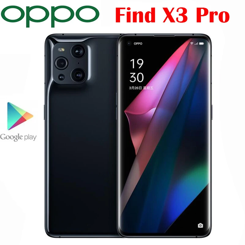 Оригинальный Официальный Новый сотовый телефон OPPO Find X3 Pro 6 7 дюйма AMOLED Snapdragon 888 65