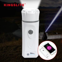 5200mah super bright led rechargeable flashlight torch 18650 cree mini multi function emergency light portable camping lantern