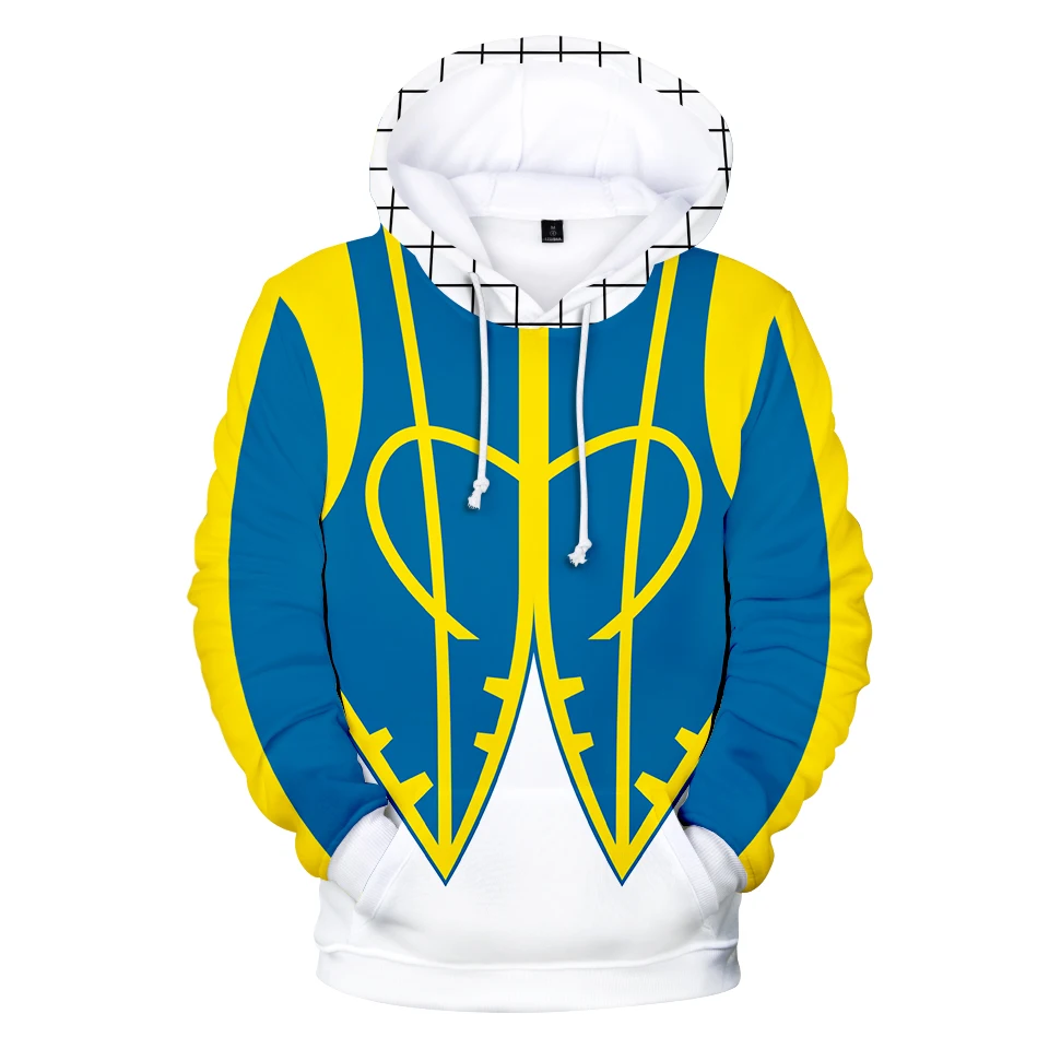 Худи с 3D принтом аниме Фея хвост для мужчин и женщин свитшот модные детские