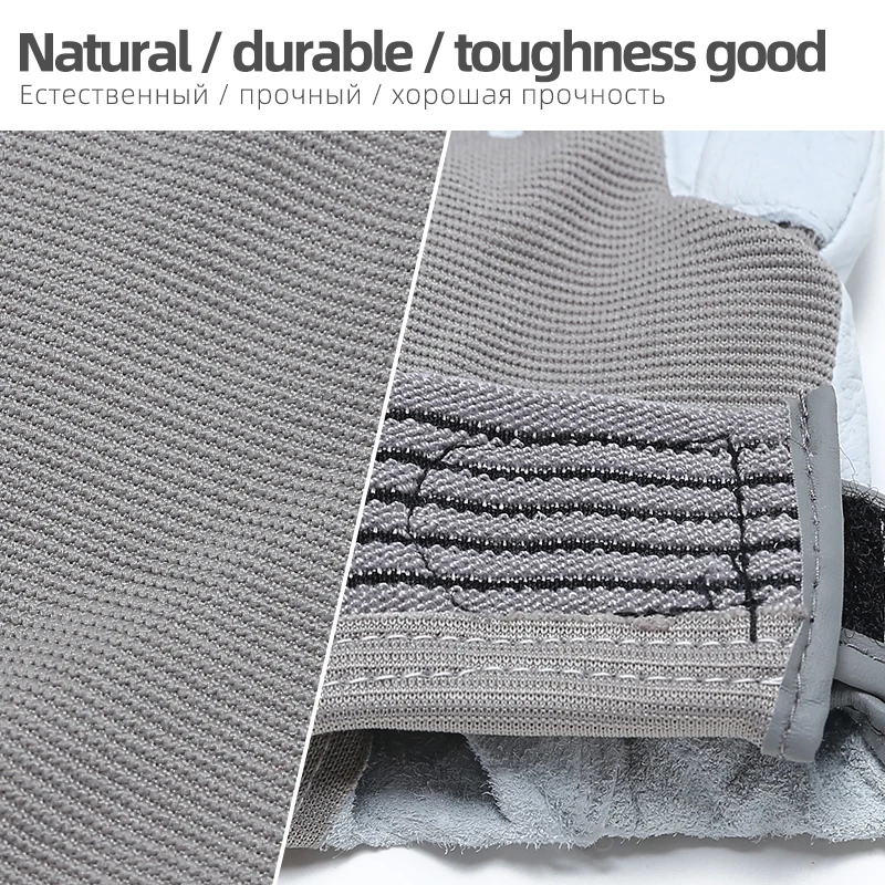 Мужские кожаные перчатки HENDUGLS летние дышащие для работы в саду износостойкие