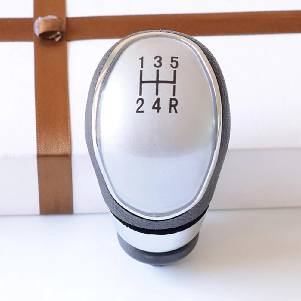 5 SPeed-Silver 5 6 скоростей, автомобильный рычаг переключения передач, рукоятка рычага переключения передач для Ford Focus MK2 MK3 Fiesta MK7 C-max B-max S-max Kuga Mondeo mk4 - Название цвета: 5 SPeed-Silver
