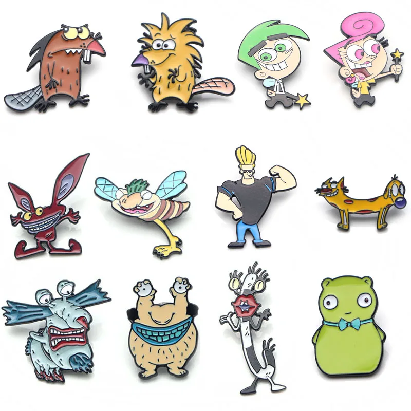 V110 волшебник ученик и Принцесса Мононоке металлические эмалированные булавки