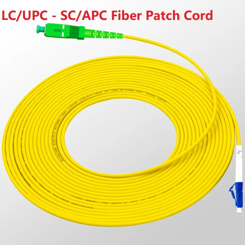 10 шт. SC/APC-LC/UPC одномодовый волоконно-оптический патч-корд 1 м 2 3 5 SC Pigtail Jumper FTTH