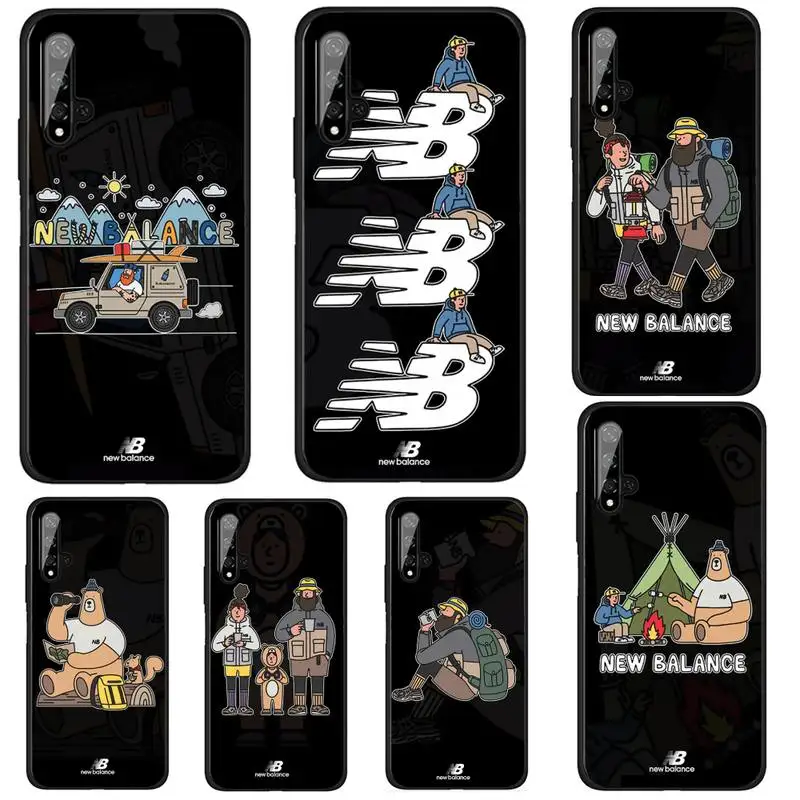 

European New Baes & Lance Phone Case For Huawei Honor Y 7 2019 6p 8s 20 30 Pro 9 S Psmart V30 Pro Honor8 9 10 Lite Simple