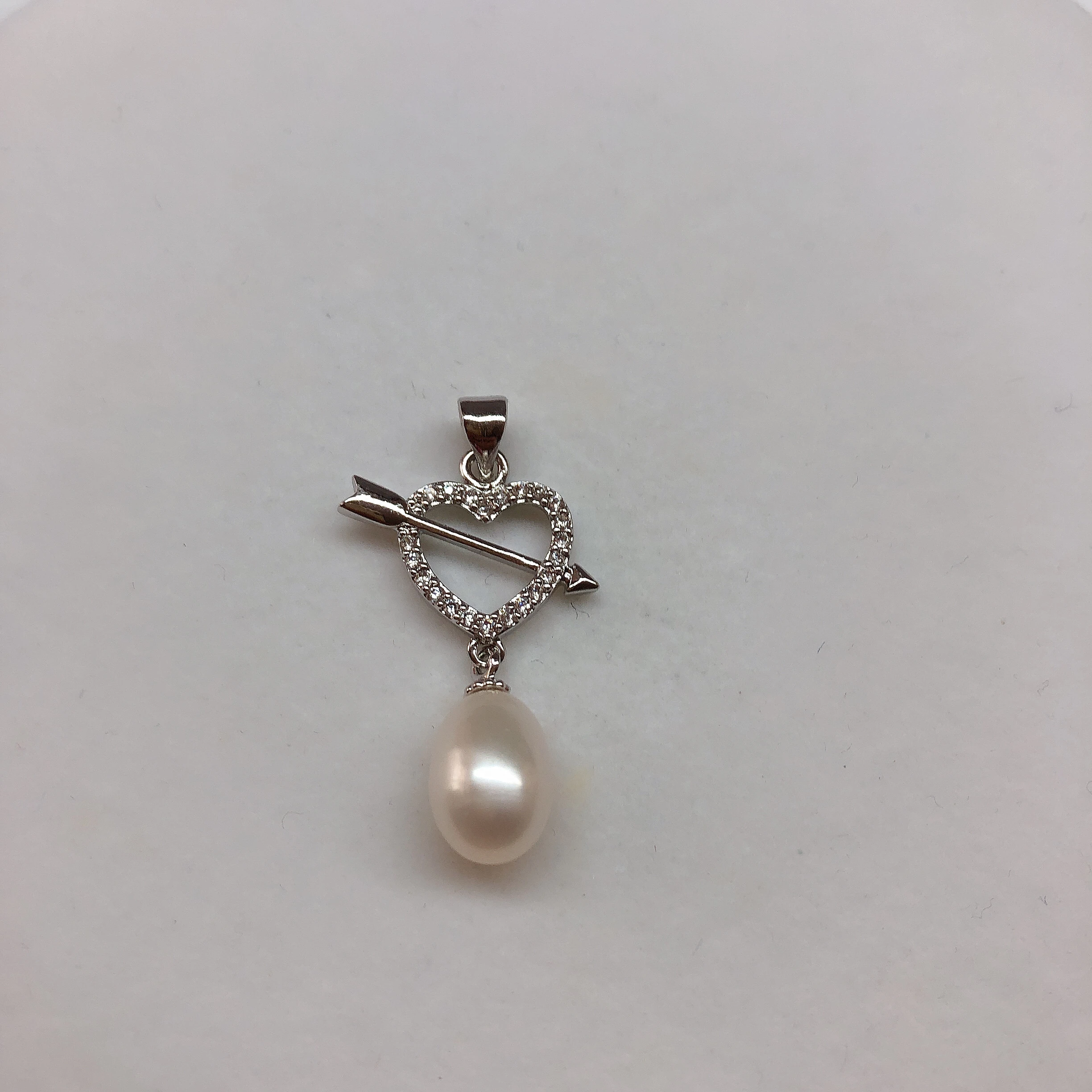 В виде сердца со стрелой основа Подвески крепление найти настройки ювелирные