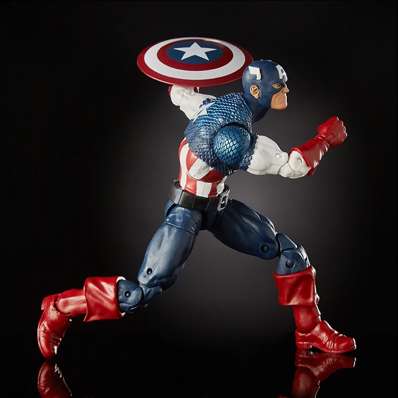 17 см Marvel Comics 80th anniversary Legends Series винтажные комиксы Капитан Америка ПВХ фигурка коллекционная игрушка