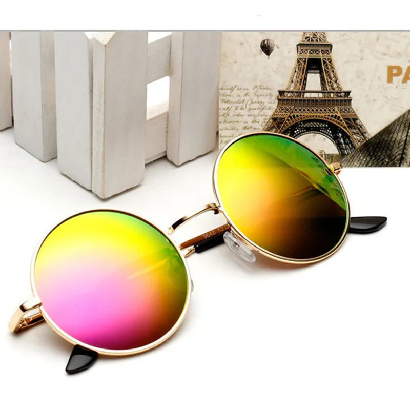 

Europe And The United States Retro Small Round Sunglasses Men Uv Beach Glasses