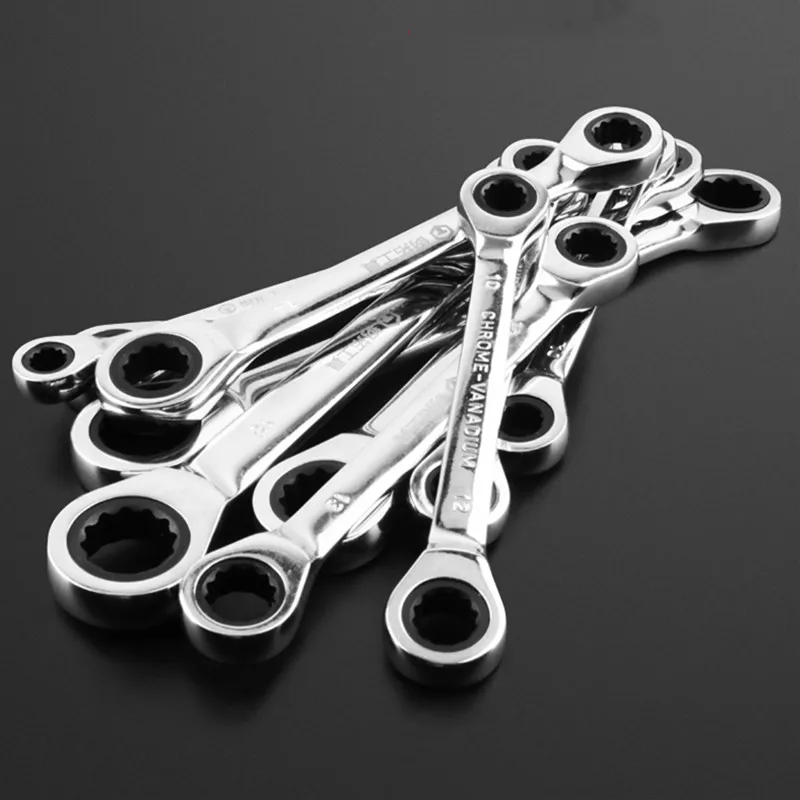 Набор гаечных ключей 72 зуба 8-19 мм бокс с храповым механизмом дюйма набор из ключ